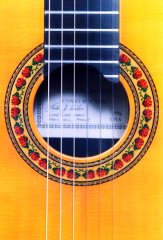 インディアン・ローズウッドのフラメンコ・ギター写真１