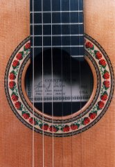インディアン・ローズウッドのフラメンコ・ギター写真５
